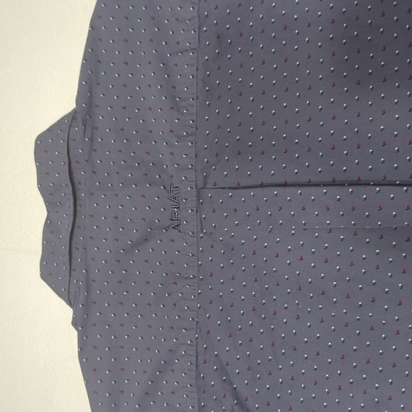 Ariat Stretch Flower All Over Print Mens Long Sleeve Button-down Shirt Size Med - Picture 4 of 7